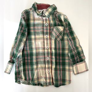 Like New Toddler Size 2T Flannel Long Sleeve Button Down